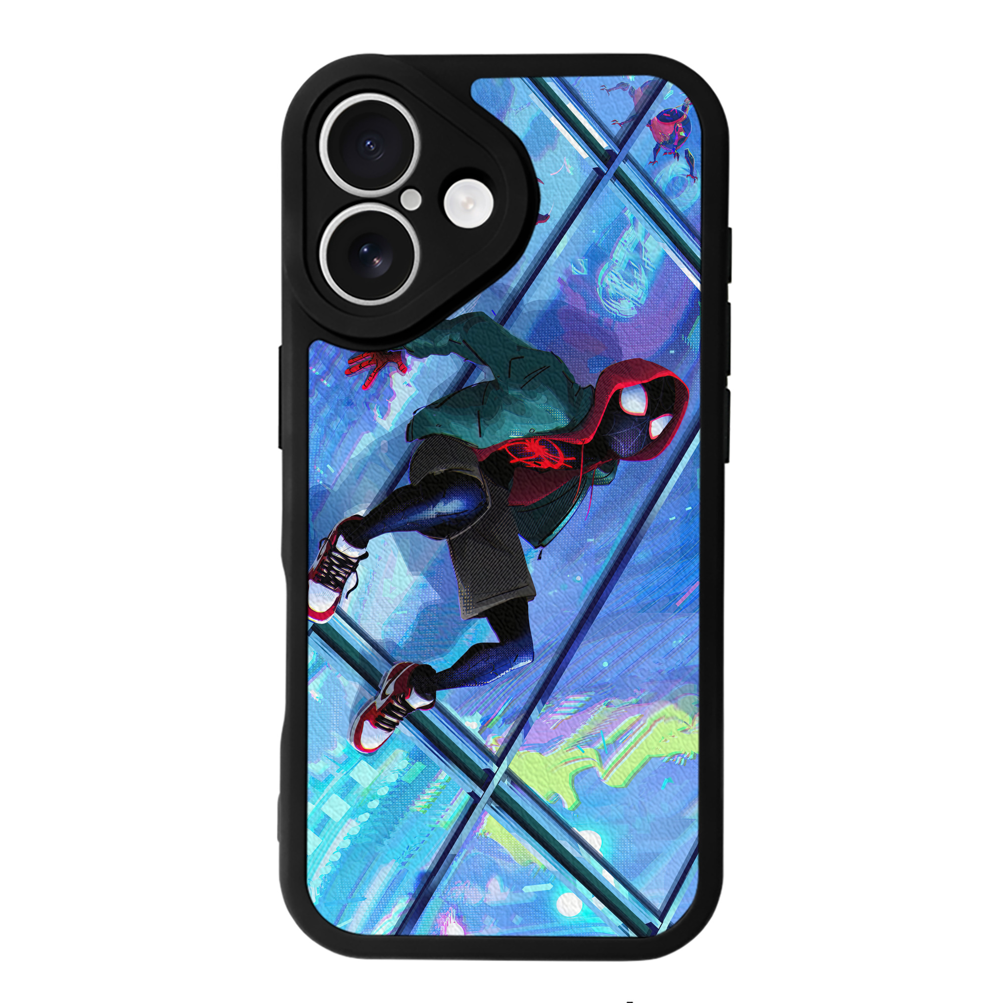 Spider Man スパイダーマン 【iPhone 16シリーズ対応】シリコンスマホケース（レザー調） 材質：シリコン
